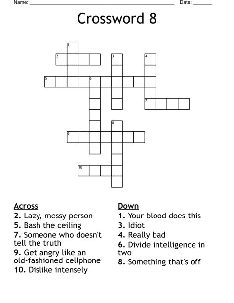 model crossword clue 8 letters.